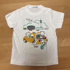 【美品】familiar 90サイズ　Tシャツ イラスト付き