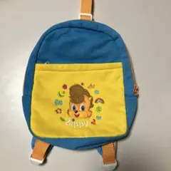 ワールドファミリー　Zippy 幼児用　リックサック　ズィッピー　DWE ブルー