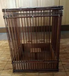 【レトロ品】竹鳥籠　観音開き造り声桶　セット 2025年最新】竹 鳥籠の人気アイテム - メルカリ