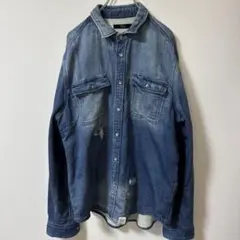 AZUL by moussy デニムシャツ サイズXL