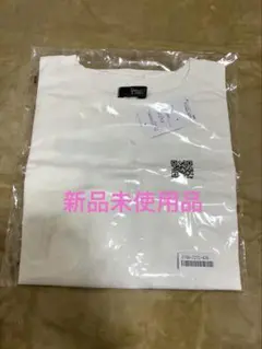 【新品未使用品タグ付き⠀】ホワイト Tシャツ QRコード イラストLL