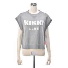 【新品未使用】KiKKi ロゴインターシャジャガードプルオーバー