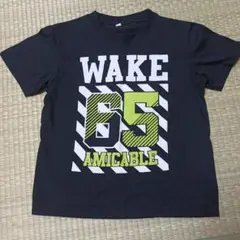 WAKE 65 AMICABLE半袖 Tシャツ ブラック　　140サイズ