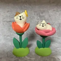デコレ　コンコンブル 満開にゃんこ　ちょうちょ　てんとう