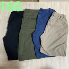 UNIQLO ユニクロ 160 4セット ハーフパンツ　半ズボン