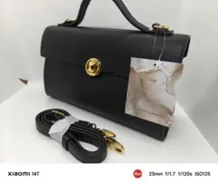 【未使用品】しまむら　yumemiさんコラボ　ショルダーバッグ　ブラック　完売品