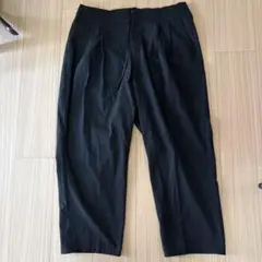 UNIQLO × Theory ブラックワイドパンツX L