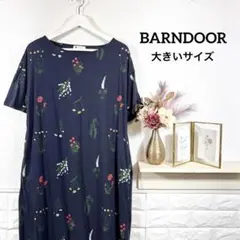 BARNDOOR★　ワンピース　花柄　フラワー　ナチュラル　大きいサイズ3L相当