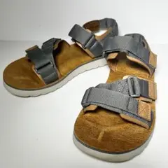 Timberland サンダル センサーフレックス 本革 グレー 25cm