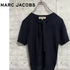 MARC JACOBS 薄手サマーニット ネイビー ボウタイニット M