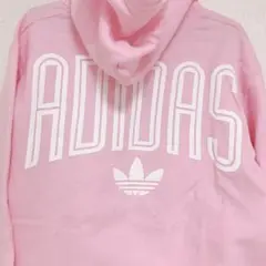 【新品タグ付き】adidas アディダス パーカー ピンク ロゴ レディース