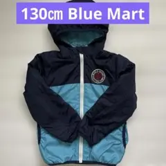 130㎝ Blue Mart フード付きネイビーターコイズジャケット