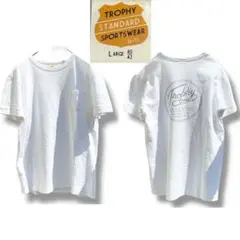 トロフィークロージング 胸ポケット バックプリント 半袖 Tシャツ size L