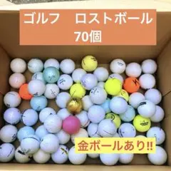 中古　ゴルフボール　練習用　ロストボール　ブランドMIX 70個
