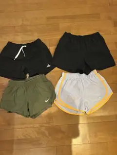 バスパン 4枚セット レディース NIKE adidas ボーラホリック 短丈
