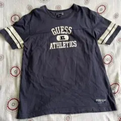 GUESS 半袖Tシャツ ネイビー XXL オーバーサイズ