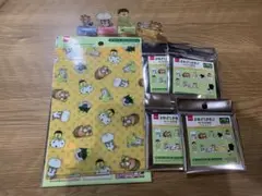 まめきちまめこ ダイソー アクリルスタンド4個＆クリアファイル1枚セット