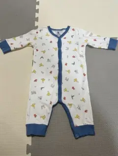 プチバトー Petit Bateau 長袖ロンパース　6m/67
