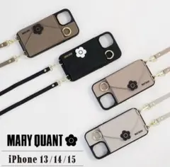 MARY QUANT アイフォンケース ブラック