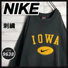 【入手困難!!】ナイキ ✈︎刺繍ロゴ IOWA ゆるだぼ 裏起毛 アーチロゴ