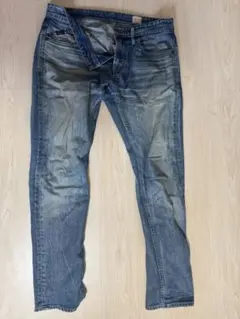 YANUK スリムフィットデニム ブルー