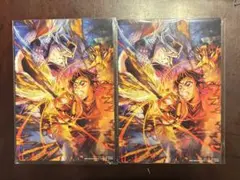 鬼滅の刃 第4弾キービジュアル イラストボード2枚セット 胡蝶しのぶ 童磨