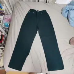 深緑ズボン０