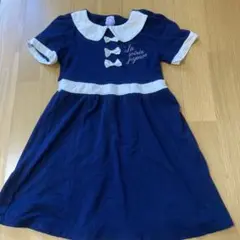 axes femme kids ネイビー ワンピース