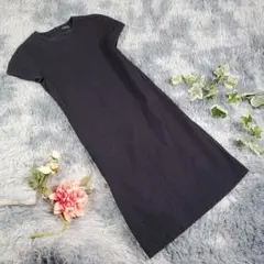 Margaret Howell レディース ロングワンピース 清楚 おしゃれ 紺