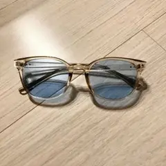 【再入荷】　【大人気】　ウェリントン　ブルーレンズ　カラーレンズ　サングラス