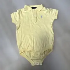 Ralph Lauren イエロー ポロロンパース 70