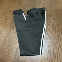 ブラック ジャージパンツ 160