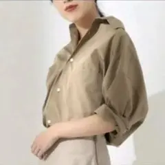 マディソンブルー♡シャツ ベージュ 01