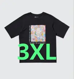 ユニクロ ポップマート ザ・モンスターズ ラブブUT 3XL ブラック