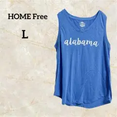 HOME Free alabama タンクトップ ノースリーブブルー【L】