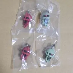 めじるしアクセサリー　ガンプラくん　シャアザクくん　ザクプラくん