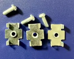 ①カーテンレール 取付金具 取付ナット 6個セット