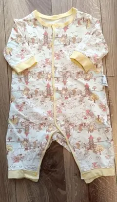 ユニクロ　ロンパース　ムーミン　黄色　70cm