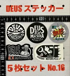 DEUS デウスステッカー　5枚セット　No.16