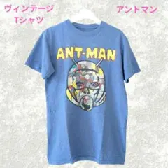 美品✨古着 ヴィンテージ 半袖 Tシャツ MARVEL アントマン ブルー SM