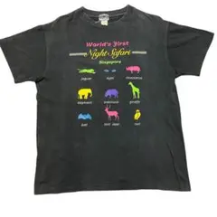 90s NIGHTSAFARI プリントTシャツ M