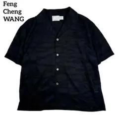 Feng a Cheng WANG フェンチェンワン シアーカモフラ半袖シャツ