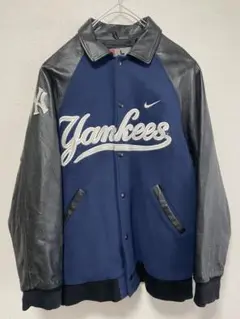 激レア!NIKE ビンテージ レザースタジアムジャケット ヤンキース