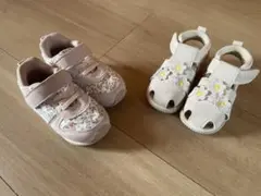 キッズ　mamaraku スニーカー　サンダル　15cm