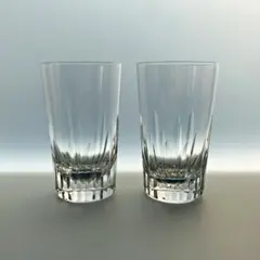 バカラ グラス スピア カット 2客 ペア セット ショット 冷酒 H9.4㎝