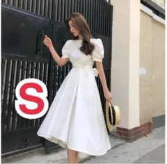 ❤️セール中❤️andrabbit バックリボンワンピース S フリル リボン