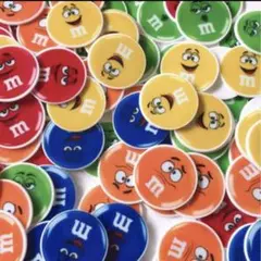 エムアンドエムズm&m's アメキャラハンドメイドパーツ5種類25枚セット