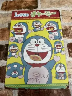 ② LOVE チャーミー？ドラえもん？　ヴィンテージ加工　ブリキ ラブチャーミー