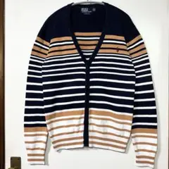 POLO Ralph Laurenポロラルフローレン カーディガン L ボーダー