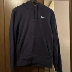 Nike ネイビー フード付きパーカー　S